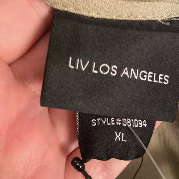 3 for $25 Gauzy Embroidered Front Peasant Top - Picture 5 of 8